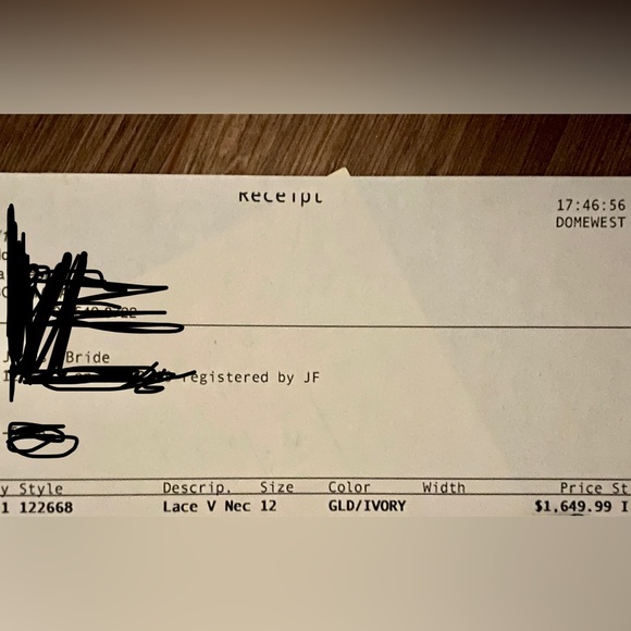 BNWOT 👰🏻‍♀️Allure Bridals Dress - NO alterations! 🤍 - Picture 6 of 6